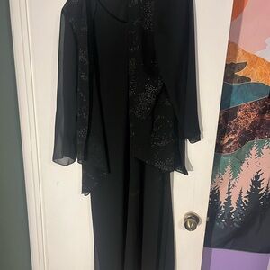 Elegant Black Long Sleeve Dress